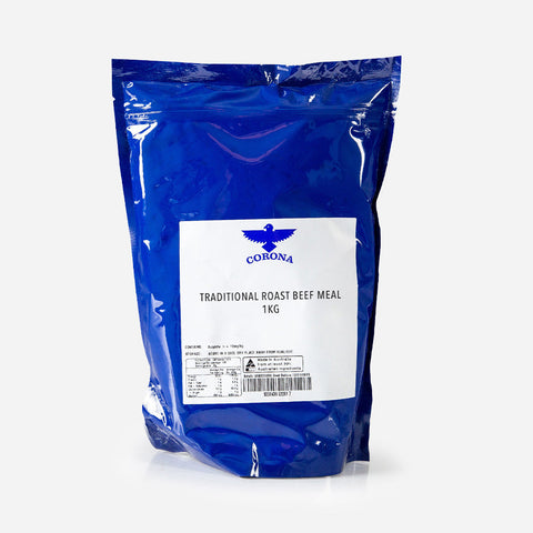Corona Traditional Roast Beef Sausage Meal 1kg, from the ButcherQuip traditional sausage meal range