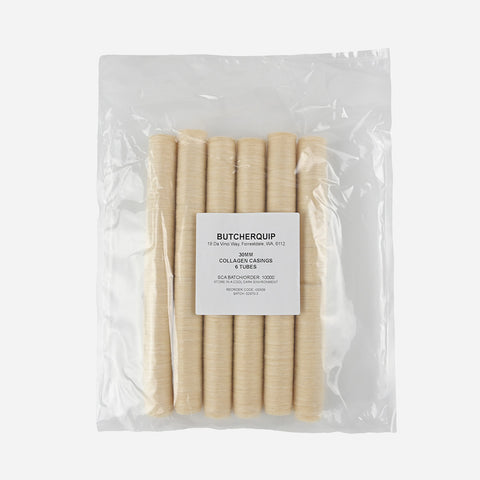 Collagen Casing Thick 30mm Fresh 6 Tubes