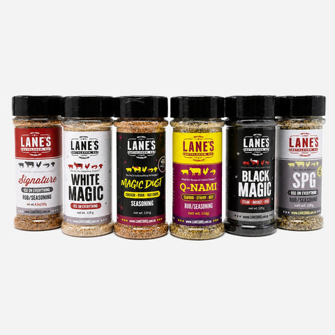Lane's BBQ Rub Six Pack