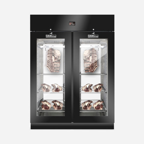 MEAT 1500 Dry Age Meat Cabinet Panorama Double Door
