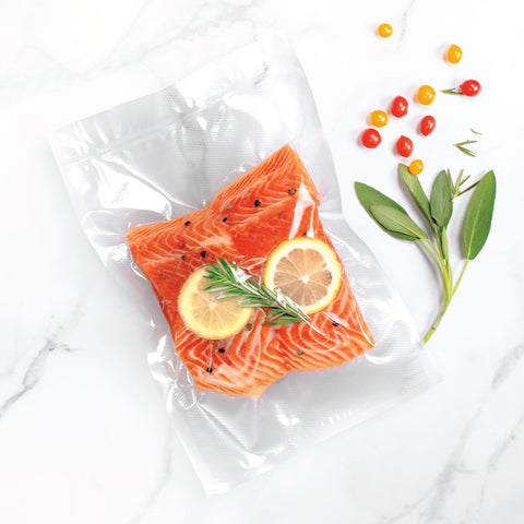 Foodtek Embossed Vacuum Rolls 22x500cm - 2pk Boxed