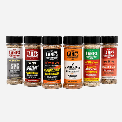 Lane's Hot Rubs Six Pack