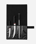 Victorinox Slaughter and Boning Knife Kit 4 Piece — 25cm curved fluted slaughter knife, 15cm curved wide boning knife, honing steel and knife wrap
