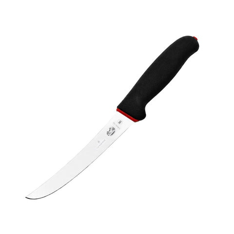 Victorinox Slaughter and Boning Knife Kit 4 Piece — 25cm curved fluted slaughter knife, 15cm curved wide boning knife, honing steel and knife wrap