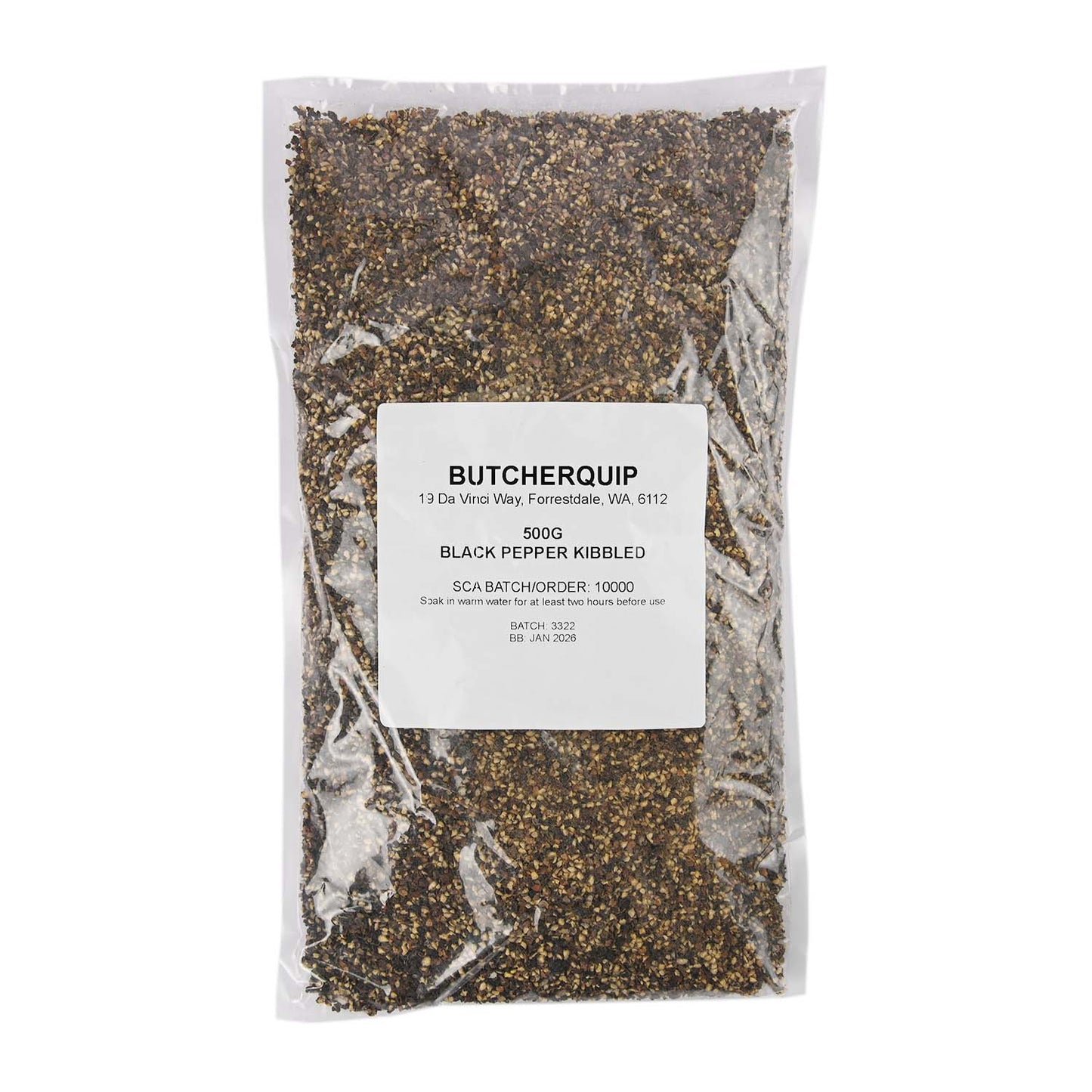 Cracked Pepper Kibbled 500g