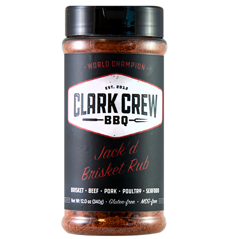 Clark Crew BBQ Jack'd Brisket Rub 12oz