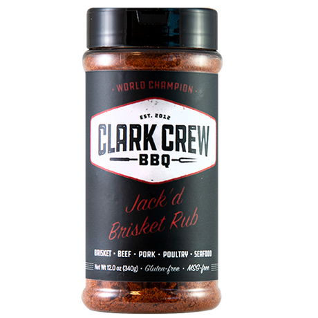 Clark Crew BBQ Jack'd Brisket Rub 12oz