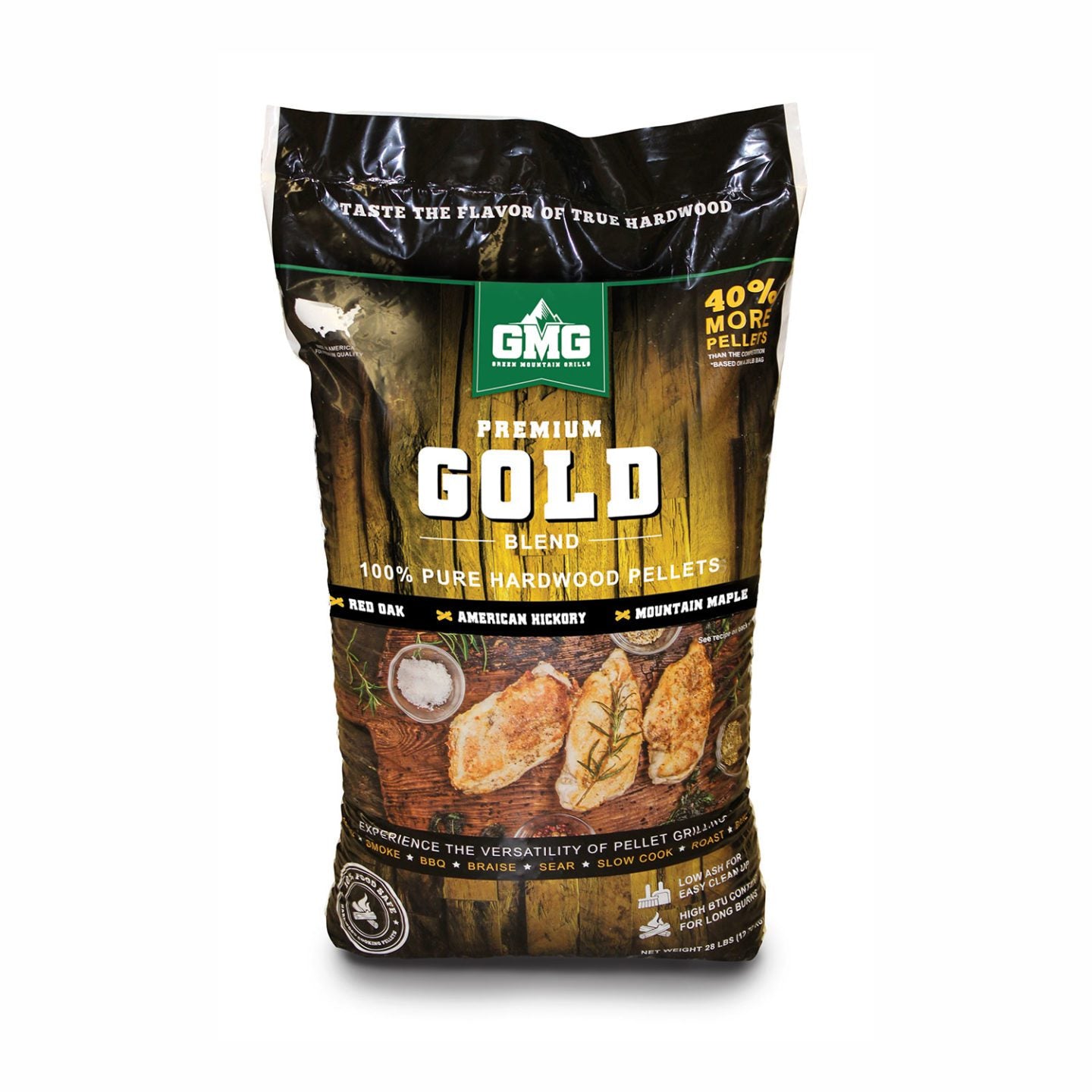 Premium Hardwood Gold Pellets 12.7kg