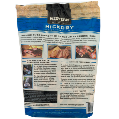 Western Hickory Wood Smoking Chips - 750gm